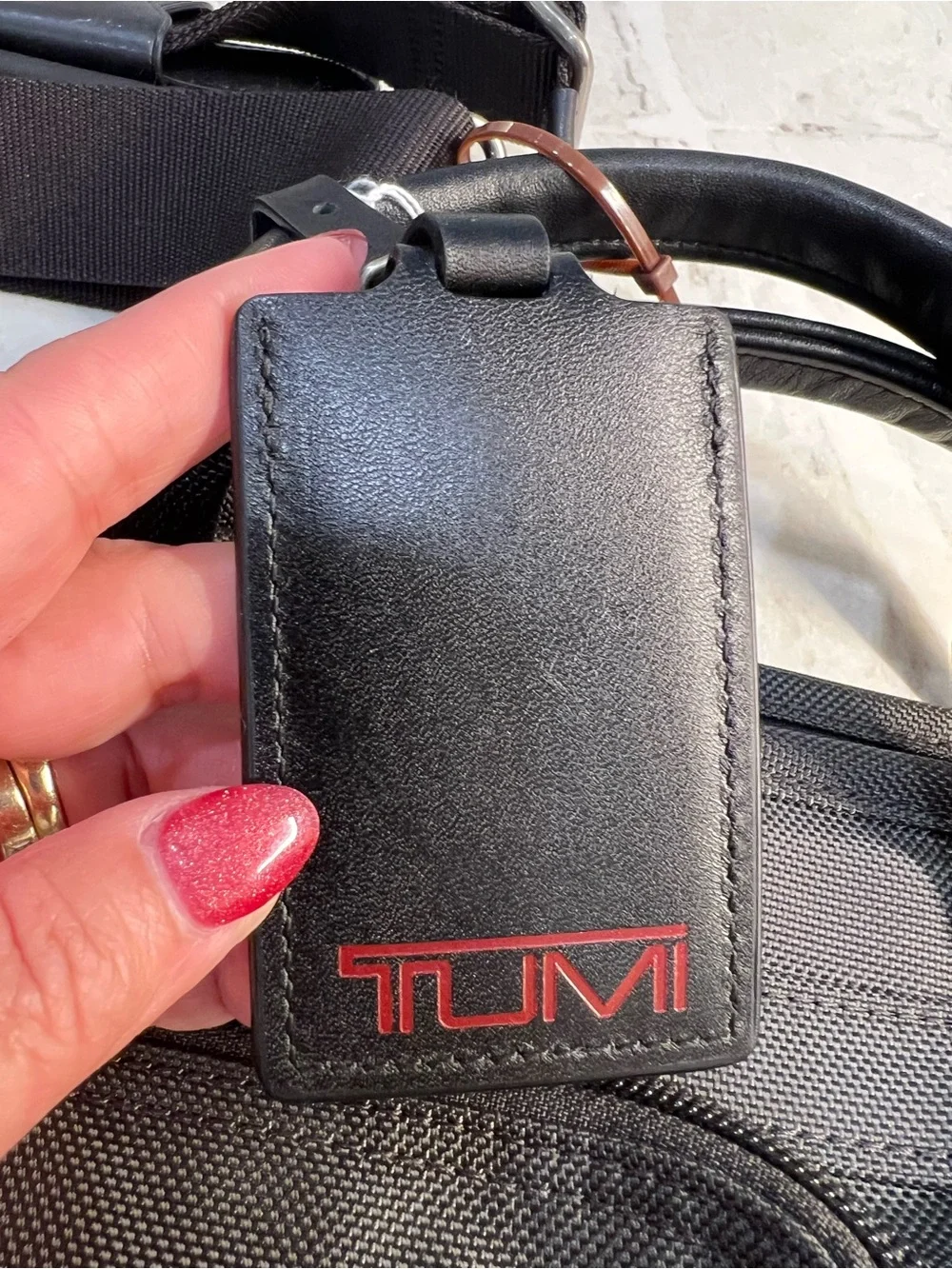NWT TUMI Alpha 26114GYOP Compact Laptop Briefcase Gray Olive NEW Extra Strap
